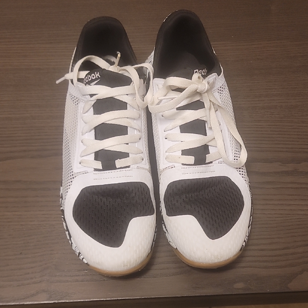 Reebok White and Black Athletic Shoes